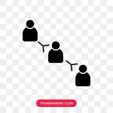 Saydam arka plan üzerinde Netwo izole ağ vektör simgesi