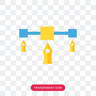  şeffaf arka plan, logo tasarımı izole vektör simgesi