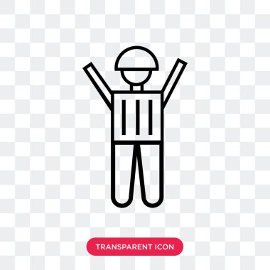 Top vektör simge Isola ile çalışan Amerikan futbolu oyuncusu