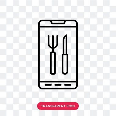 Saydam arka plan üzerinde sipariş logo tasarımı izole vektör simge sıralama