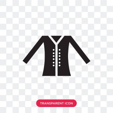 Tr üzerinde izole zarif Bayan siyah giyim iş vektör simgesi