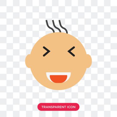 Saydam arka plan üzerinde Sm izole gülümseyen gülümseme vektör simgesi