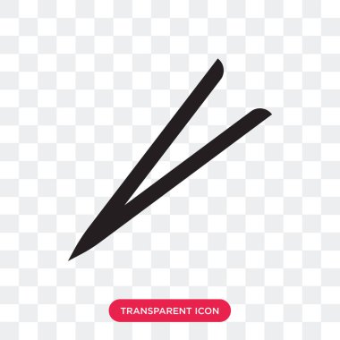 Saydam arka plan üzerinde kaş izole kaş vektör simgesi 