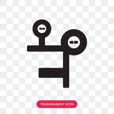 Saydam arka plan üzerinde Lodge logo izole Lodge vektör simgesi