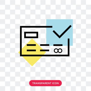 Saydam arka plan üzerinde CIT araba izole CIT kartı vektör simgesi