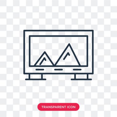 Saydam arka plan üzerinde televizyon logo tasarımı izole televizyon vektör simgesi