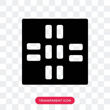 Saydam arka plan üzerinde yol logosu d izole yol vektör simgesi