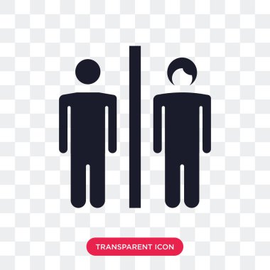 Saydam arka plan üzerinde tuvalet lo izole tuvalet vektör simgesi