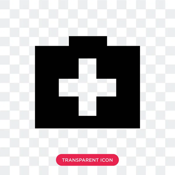 Icona vettoriale medica isolata su sfondo trasparente, medico — Vettoriale Stock