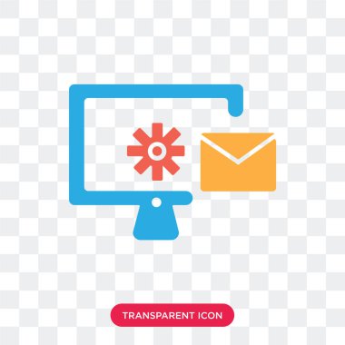 Saydam arka plan üzerinde Laptop lo izole dizüstü vektör simgesi