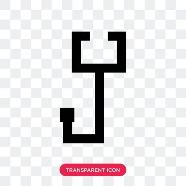 saydam arka plan üzerinde izole Kardiyoloji aracı vektör simgesi, 