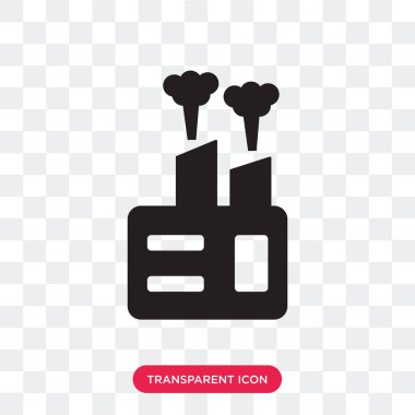 Tr üzerinde izole kirletici vektör simgesi olan yapı sanayi