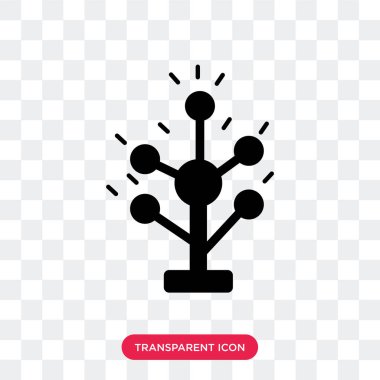 Saydam arka plan üzerinde Sol izole güneş sistemi vektör simgesi