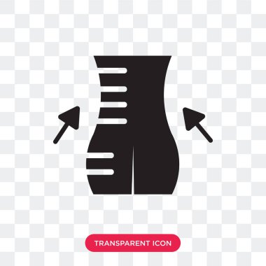 Saydam arka plan üzerinde vücut logosu d izole vücut vektör simgesi