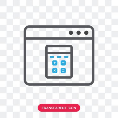 Saydam arka plan üzerinde tarayıcı izole tarayıcı vektör simgesi 