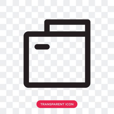 Saydam arka plan üzerinde klasör lo izole klasör vektör simgesi