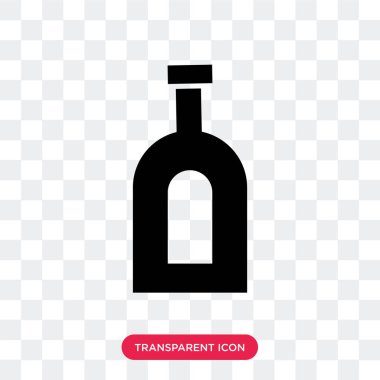 Saydam arka plan üzerinde zehir lo izole zehir vektör simgesi