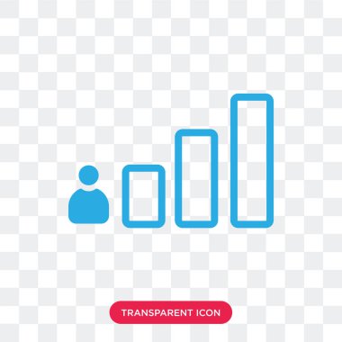 Saydam arka plan üzerinde podyum lo izole podyum vektör simgesi