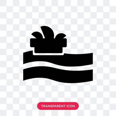 Sydney opera binası vektör simgesi üzerinde şeffaf adam izole