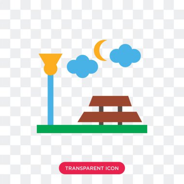 Saydam arka plan, Bench logo izole tezgah vektör simgesi