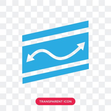 Yol haritası katlanmış vektör simgesi üzerinde şeffaf arka plan izole, 