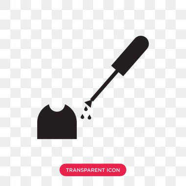 Cila üzerinde şeffaf arka plan izole çivi vektör simgesi