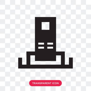 Saydam arka plan üzerinde oksijen lo izole oksijen vektör simgesi