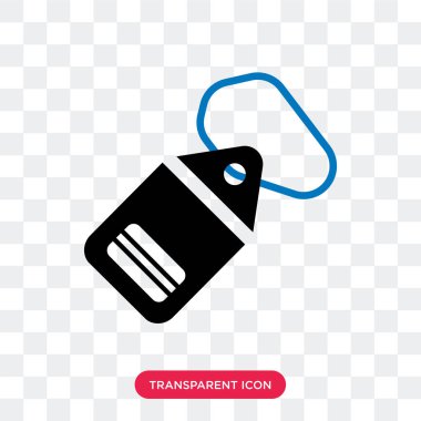 Saydam arka plan üzerinde fiyat izole fiyat etiketi vektör simgesi 