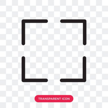 Saydam arka plan üzerinde Diagona izole çapraz vektör simgesi