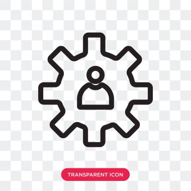 Saydam arka plan üzerinde iş logo des izole iş vektör simgesi