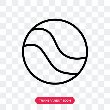 Saydam arka plan üzerinde gezegen lo izole gezegen vektör simgesi