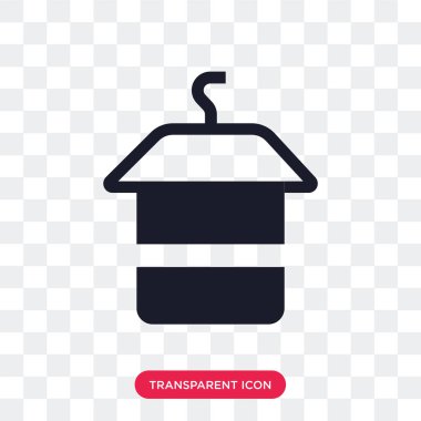 Saydam arka plan üzerinde havlu logo izole havlu vektör simgesi