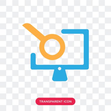 Saydam arka plan üzerinde Laptop lo izole dizüstü vektör simgesi