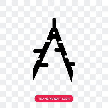 Saydam arka plan üzerinde pense logo izole pense vektör simgesi