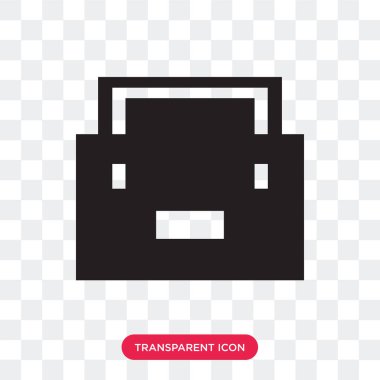 Saydam arka plan üzerinde izole kadın vektör ikon çanta