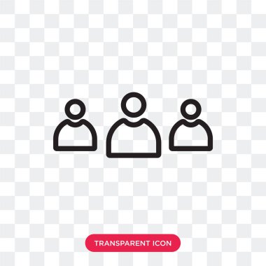 Saydam arka plan üzerinde takım logo d izole takım vektör simgesi