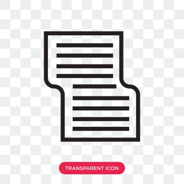 Saydam arka plan üzerinde kaydırma lo izole kaydırma vektör simgesi