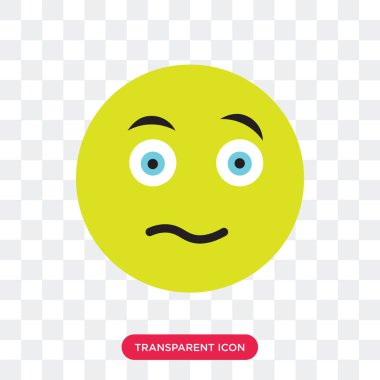 Saydam arka plan üzerinde kızgın logo izole kızgın vektör simgesi