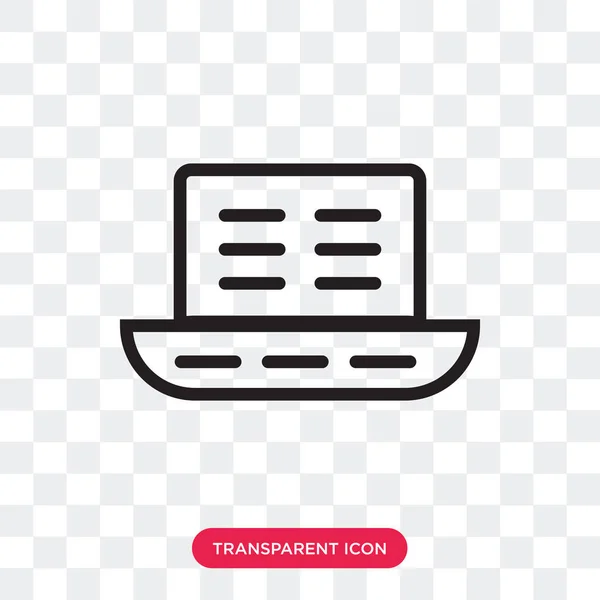 Column vector icon isolated on transparent background, Column lo — Stock Vector