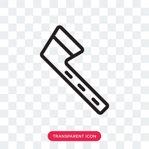 Tomahawk vector pictogram geïsoleerd op transparante achtergrond, Tomahaw — Stockvector