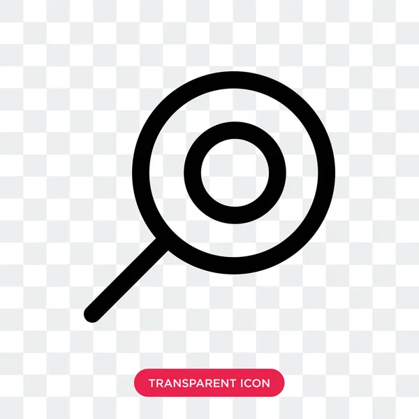 Иконка вектора поиска изолирована на прозрачном фоне, поиск lo — стоковый вектор