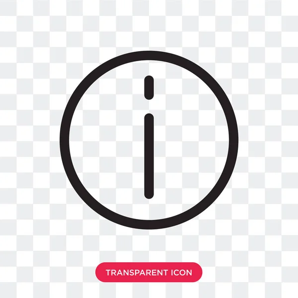 情報ベクトルのアイコンが透明な背景、情報ロゴ d に分離 — ストックベクタ