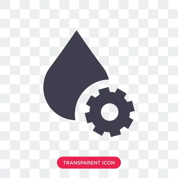 Icono de vector sanguíneo aislado sobre fondo transparente, logotipo de sangre — Vector de stock