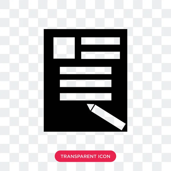 Todo list vector icon aislado sobre fondo transparente, todo l — Vector de stock