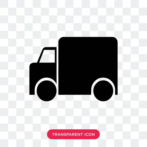 Icône vectorielle camion poubelle isolée sur fond transparent, Ga — Image vectorielle