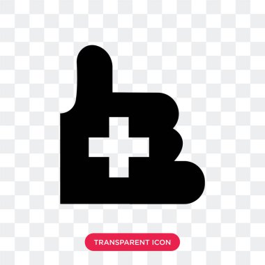 saydam arka plan üzerinde tıbbi izole tıp vektör simgesi 