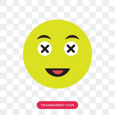 Ölü şeffaf arka plan üzerinde ölü logosu d izole vektör simgesi