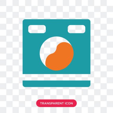 Çamaşır makinesi vektör simgesi üzerinde şeffaf arka plan izole, 