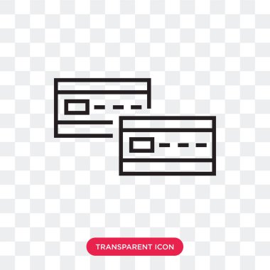 Saydam arka plan üzerinde CIT araba izole CIT kartı vektör simgesi