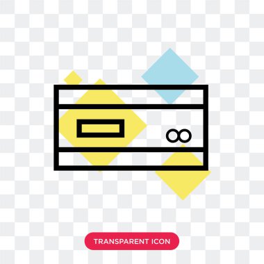 Saydam arka plan üzerinde Hediyelik logosu d izole hediye vektör simgesi